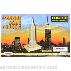 3D Natural The Empire State Building Wood Puzzle B005UY39MC